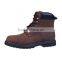 nubuck leather/crazy horse leather/smooth leather rubber oursole steel toe Goodyear welted safety boots for workers