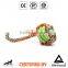 cotton rope knot dog rope toy eco friendly with rubber toy