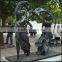 Ballet dance figure bronze sculpture garden scenic spot in city landscape decoration