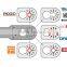 65mm(2-5/8'') HCS universal E-cut cutting oscillating multi tool saw blades