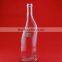 Wholesale vodka bottles 750ml cork cap clear bottles transparent glass bottles