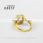 Big Emerald Shape 2.5 Carat Ring 10K Gold Yellow Ring Simulated Diamond Ring Jewelry New Wedding Engagement Ring For Women Gift