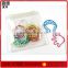 Fanny colorful shapes metal paper clips in polybag