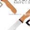 3cr13 stainless steel rubber wooden handle steak knife set steak knife wood handle