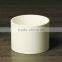 Low MOQ White small ceramic flower pot , wholesale succulent mini plant pot