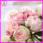 yiwu bulk wholesale 12" wedding bridal peony silk artificial flowers