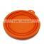manufacture OEM Shenzhen silicone collapsible infrared pet bowl