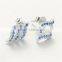 2016 Hot Welcome European Style 925 Silver Stud Earrings