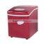 HOT SALE ! white/black/red/black/silver color home use portable ice maker