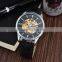 high quality automatic watch mechanical stainless steel case back wrist watch