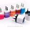 Colorful 1A US Mobile Phone USB Wall Adapter Charger Plug
