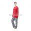 Kevince flannel pyjama set snow print knitted woman clothing nightwear homewear sleepwear MOQ 1000sets