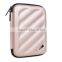 Hot Selling BUBM EVA+PU Ladies Champagne gold travel usb flash drive storage Hand bag
