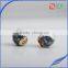 Aros double pearl Rhinestone crystal earrings for women Crystal gold stud earrings jewelry accessary