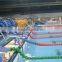 swimming pool lane line with storage reel