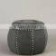 leather ottoman