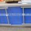 Folding aluminium beach sunbed