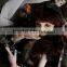 New arrival heat resistant dark brown deep wavy 1/4 BJD doll wig