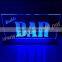 Acrylic sign holder led/ LED acrylic sign