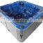 Jet whirlpool bathtub with tv Royal big water cabacity hydro massage spa pool