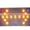 WDM 1400*750mm 15 Lamps Truck Mounted LED Traffic Arrow Light Indicator Guidance Sign Board