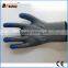 BSSAFETY 10 gauge cotton knitted crinkle latex coated anti slip working hand gloves