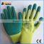BSSAFETY Hand protection crinkle latex safety gloves for construction or building work