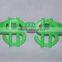 Oversize Giant Dollar Sign Shutter Shade Glasses