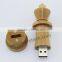2017 Premium Wooden finish USB Flash Memory Drive 16GB logo peinted