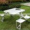 Modern Table And Chair Set Metal Outdoor Cheap Dining Room Camping Plastic Folding Table