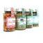 Spice Rack with 8 Jars+Straw Rope