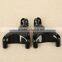 Black Passenger Peg FootPeg Mount For XL 883 1200 Sportster 04-13 10 11