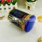 Custom design food grade round metal coffee sugar packaging tin canister