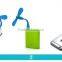 promotional gift very cheap portable mini tablet USB fan