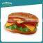 Toprank Decorative Throw Pillow Stuffed Home Decor Couch Chair Cushion 3D Printing Egg Hamburger Sofa Decorative Cushion