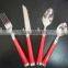 plastic handle cutlery set stainless made in China