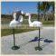 Custom outdoor garden decor fiberglass large egret sculpture factory