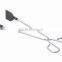 Food tong iron with powder coating plastic coating handle
