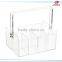 Acrylic flatware caddy, acrylic bathroom shower caddy
