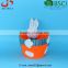 BSCI Audit factory new design Bunny Head non-woven fabric Easter Basket Spring Decoration