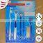 2 in 1 toothbrush with refilling of toothpaste refillable toothbrush with toothpaste in handle