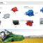 1 1 ratio agricultural harvester gearbox