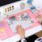 High quality Super big PVC Multi-function office table laptop stand computer desk mouse pad