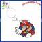 High Quality Coloful Soft Silicone Cheap Custom Cartoon Souvenir Keychain