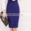 Women's Slim Retro Casual High Waist Bag Hip Knee Length Office Lady Pencil Skirt