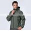 Men Lightweight Windproof Warm Detachable hood Softshell Jacket