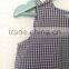 Chinese Supplier Wholesale Newborn Baby Handmade Infant Girls Gingham Design Bodysuit Toddler Sleeveless Cotton Romper