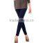 hot sales breathable spandex fabric Full-length pull-on leggings with wide elastic waistband