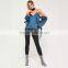Stylish sweet girl blouses cold shoulder long sleeve satin tops