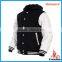 Custom hoodie baseball letterman jackets, snap button hoodie